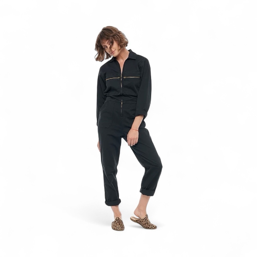 FREE PEOPLE x Sandrine
Rose Charcoal Linen Zip Jumpsuit
Slouchy Utility XS NWT